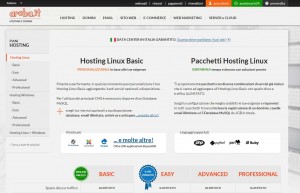 Aruba hosting linux per wordpress