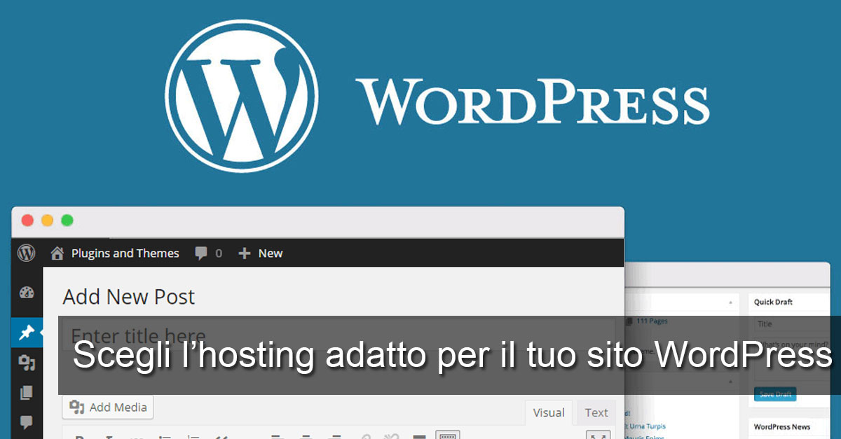 Scegli l'hosting adatto per wordpress