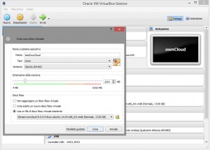 ownCloud virtual machine virtualbox windows host