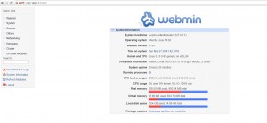 ownCloud virtual machine virtualbox windows host webmin screen