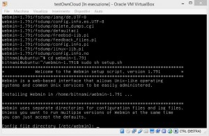 ownCloud virtual machine virtualbox windows host webmin install