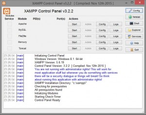 XAMPP Windows - Apache web server e wordpress 