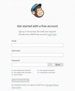 Newsletter per WordPress con MailChimp