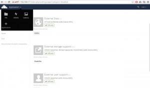 ownCloud virtual machine virtualbox windows host admin panel