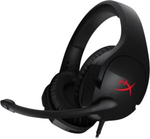 Hyperx Cloud Stinger Cuffie Gaming, per Pc, Dts Headphone:X Spatial Audio, Memory Foam, Similpelle, Cursori Resistente Acciaio, Microfono con Funzioni di Silenziamento Audio e Cancellazione del Rumore